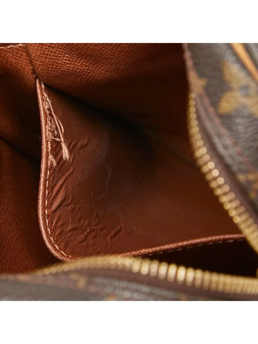 ★SOLD★ Louis Vuitton Monogram Amazon Crossbody Shoulder Bag Brown Leather - Picture 9 of 10